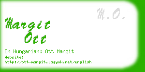 margit ott business card